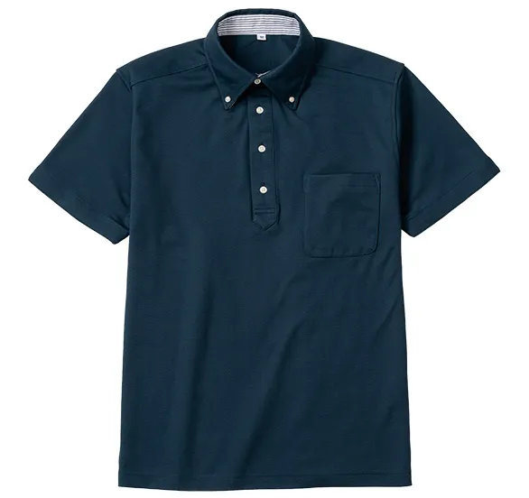 DRY ボタンダウンポロ 1.ネービー