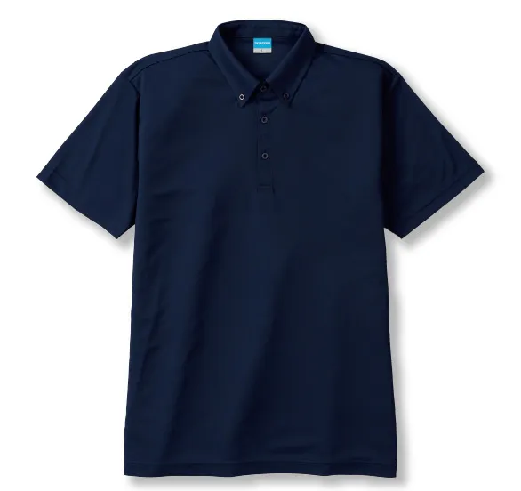 汗ジミ防止ボタンダウンポロ 1.ネービー