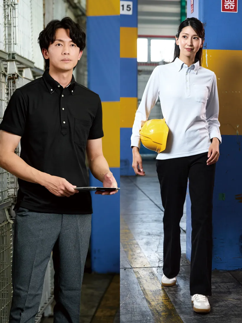 DRY ボタンダウンポロ