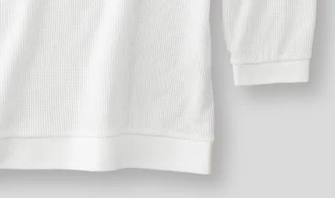 襟・袖・裾リブニット